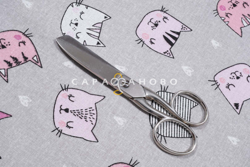 Ткань Бязь 150 см рис. 7273/3 Котики (розовые)