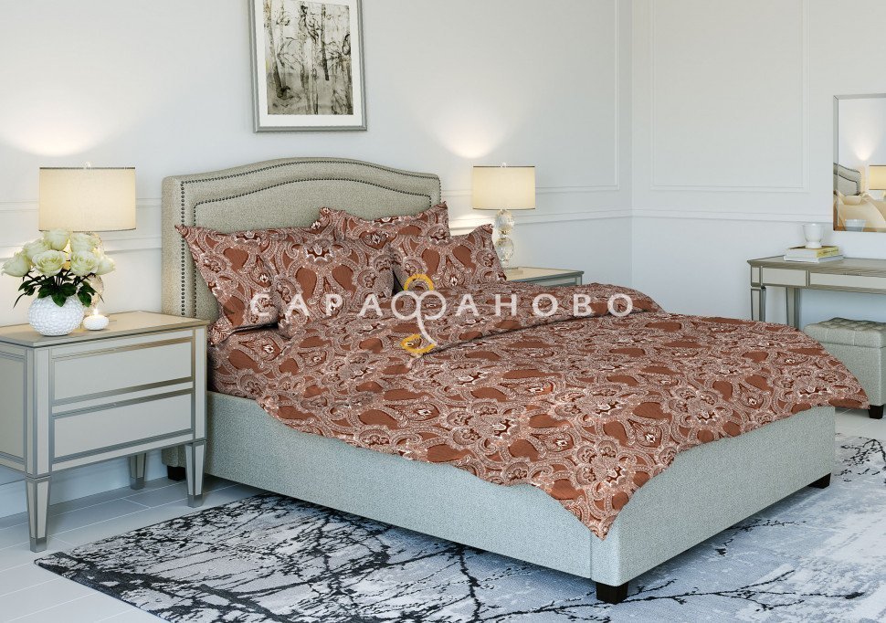 Ткань Бязь 220 см рис. 9268-1 