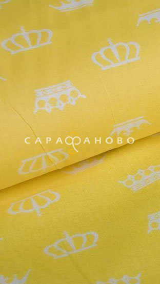 Ткань Бязь детская 150 см 120 гр Короны 1694-8
