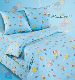 Ткань Поплин 150 Детская коллекция "Милашки" рис 4500 вид 3