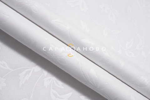 Полисатин (Микрофибра с тиснением) 220 см 85 гр 09 белый