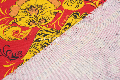 Ткань Рогожка 150 см 150 гр №768-3П Грунт Хохлома