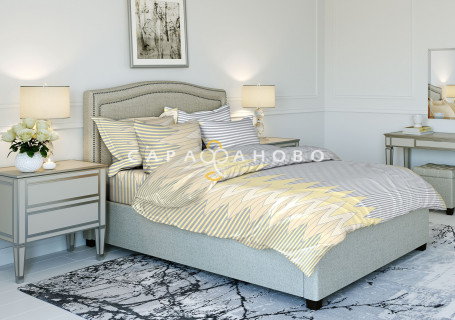Ткань Бязь Фея 220 см 120 гр рис 7931 Зигзаг 2