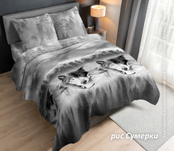 Ткань Перкаль 220 см 115 гр рис Сумерки вид 1 (компаньон)