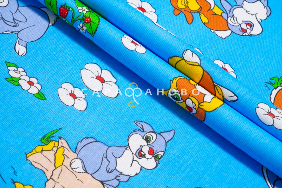 Ткань Бязь 150 см 100 гр/м2 рис. 3030-1