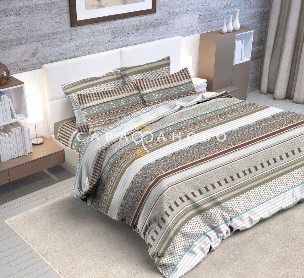 Ткань Бязь 220 см 120 г/м2 рис 6031 вид 1