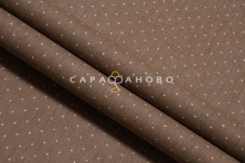 Ткань Бязь 150 см. Пшено кофе рис. 7222/34