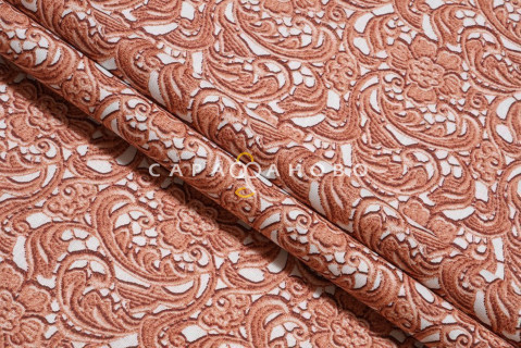 Ткань Бязь 150 см "Румба коричневая" рис 11348-2
