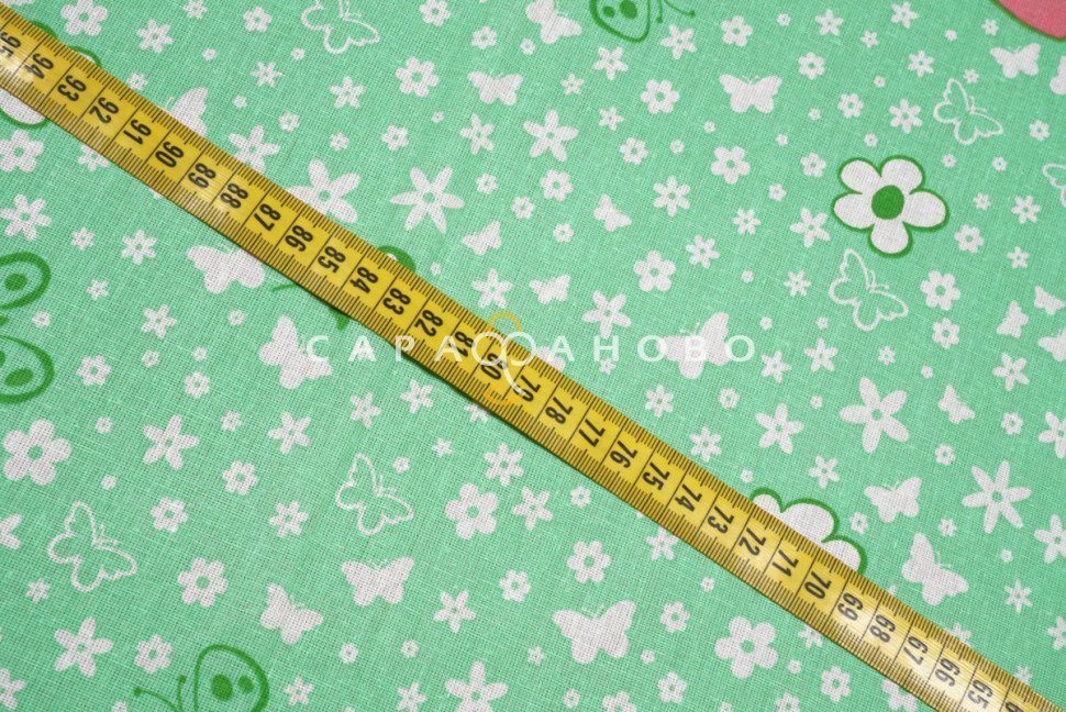 Ткань Бязь 150 см 120 гр рис. 85в3/9 Зайки серые
