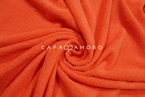 Полотно махровое 220 см цвет 1049 коралловый