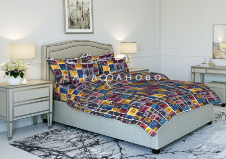 Ткань Бязь 220 см рис. 70006-1 "Пикассо"