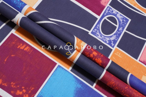 Ткань Бязь 220 см рис. 70006-1 "Пикассо"