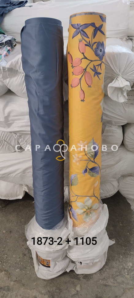 Ткань Сатин Люкс 60s 250 см 120 гр рис 1105B (компаньон)
