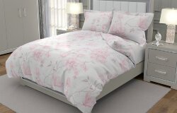 Ткань Поплин  220 см рис. 11995/1 Магнолия