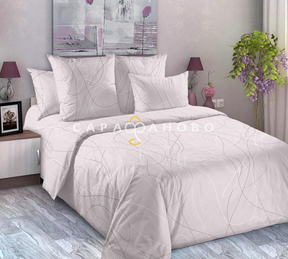 Ткань Перкаль 220 см 110 гр рис. Абстракция вид 1 (компаньон)