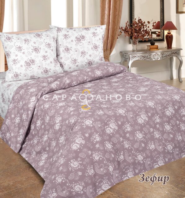 Ткань Бязь 220 см 120 гр рис Зефир вид 1
