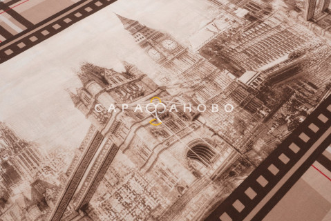 Ткань Бязь Премиум 220 см "Oxford" рис 6456 вид 1