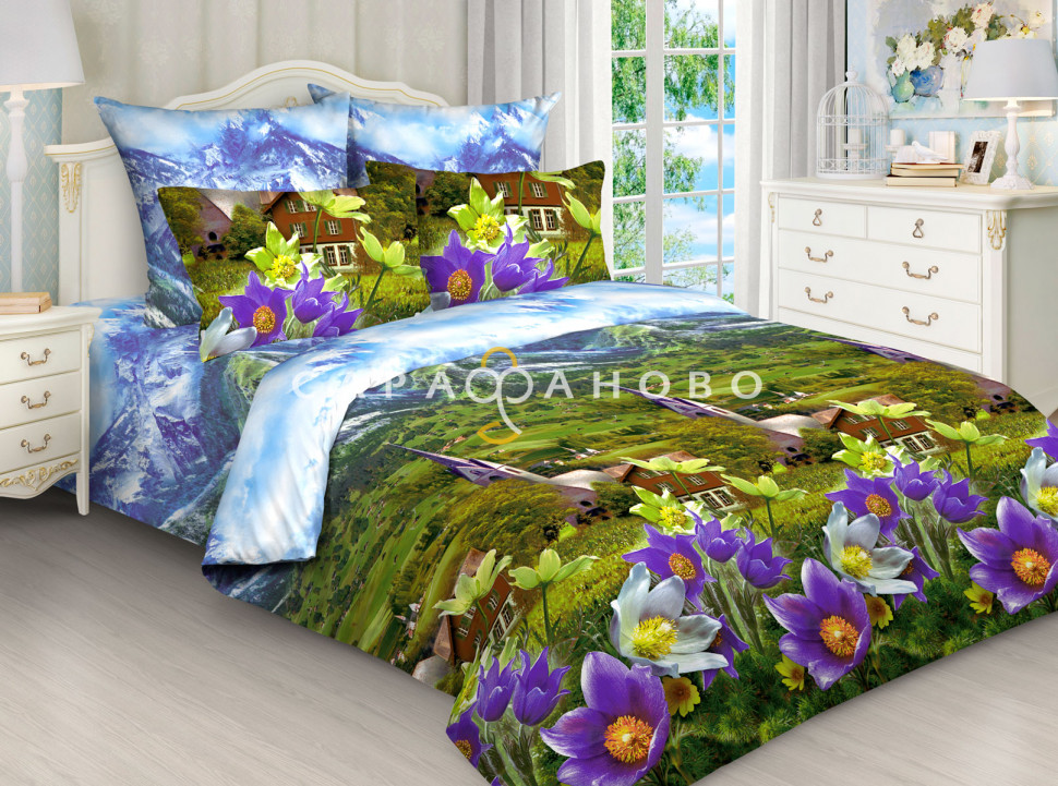 Ткань Бязь 220 см 125 гр рис 21307/1