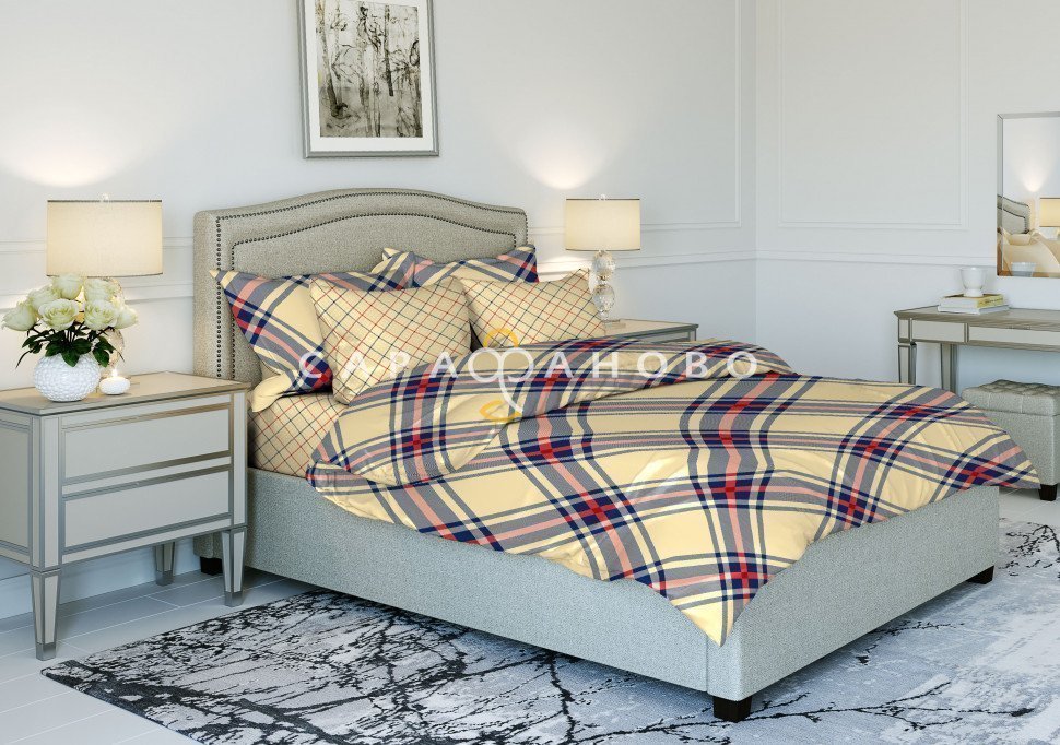 Ткань Бязь 220 см рис. 70049+70050(1)