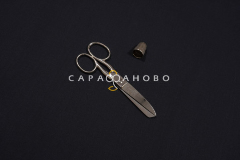 Ткань Диагональ 150 см 230 гр №316 Чёрный