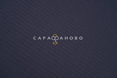 Полотно вафельное 150 см (7х7) гл/кр №052 Графит
