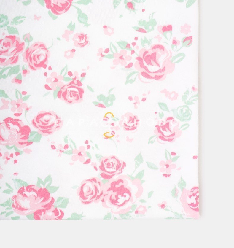 Ткань Интерлок 40/1 Пенье Decoupage сахар