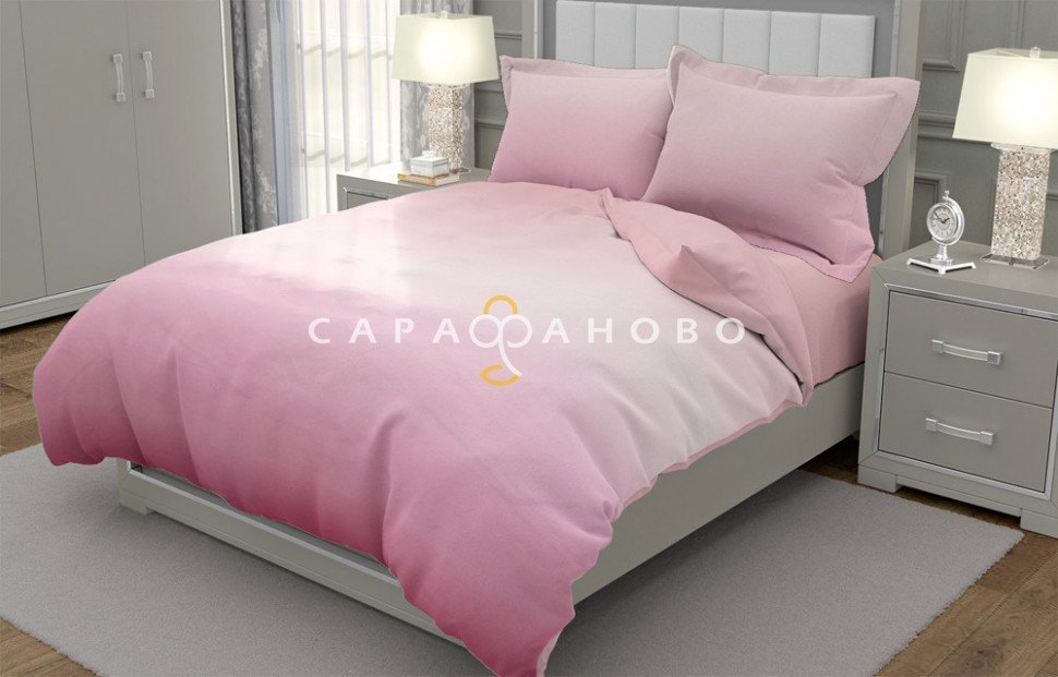 Ткань Сатин 220 см рис 11998 вид 54 Фламенко
