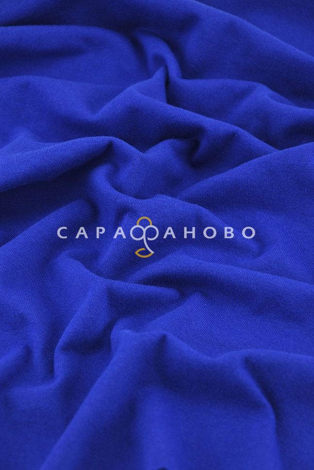 Ткань 30/1 Карде Кулирка Чулок Синий