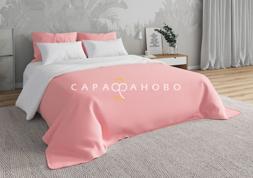 Ткань Бязь 220 рис. № 0186 вид 3 Пудровая сказка (основа)