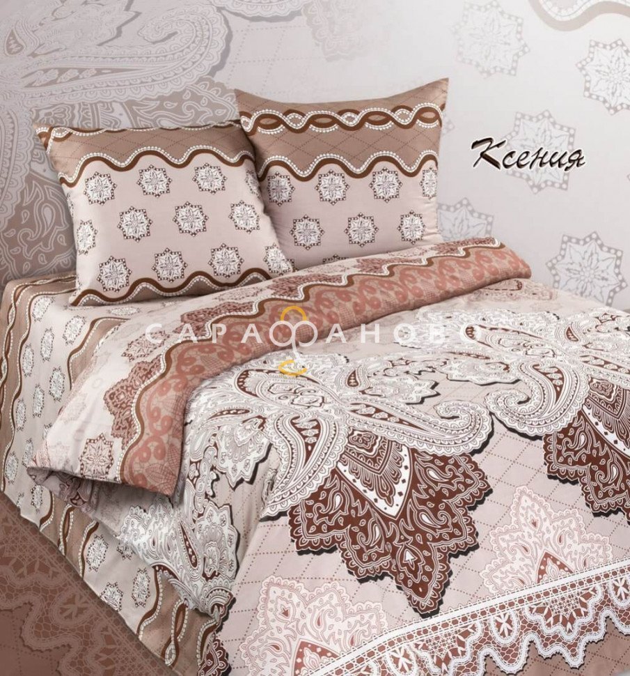 Ткань поплин 220 см Ксения рис 10539 вид 1