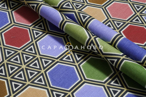 Ткань Бязь 220 см рис. 12493-1 Коломбино (основа)