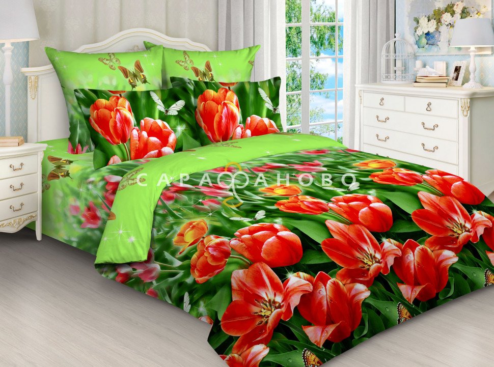 Бязь набивная 220 см рис 4406