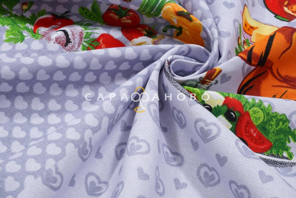 Ткань Рогожка 150 см рис. 12215-1 Тигран