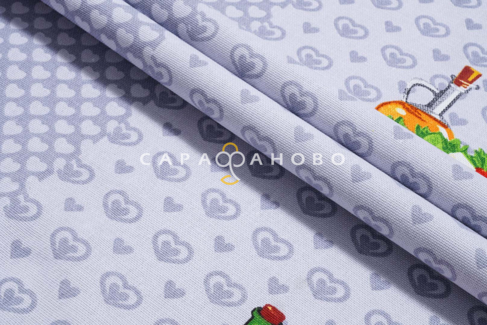 Ткань Рогожка 150 см рис. 12215-1 Тигран