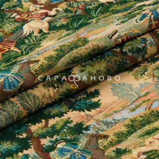 Гобеленовая ткань 160 см. Рис Королевская охота