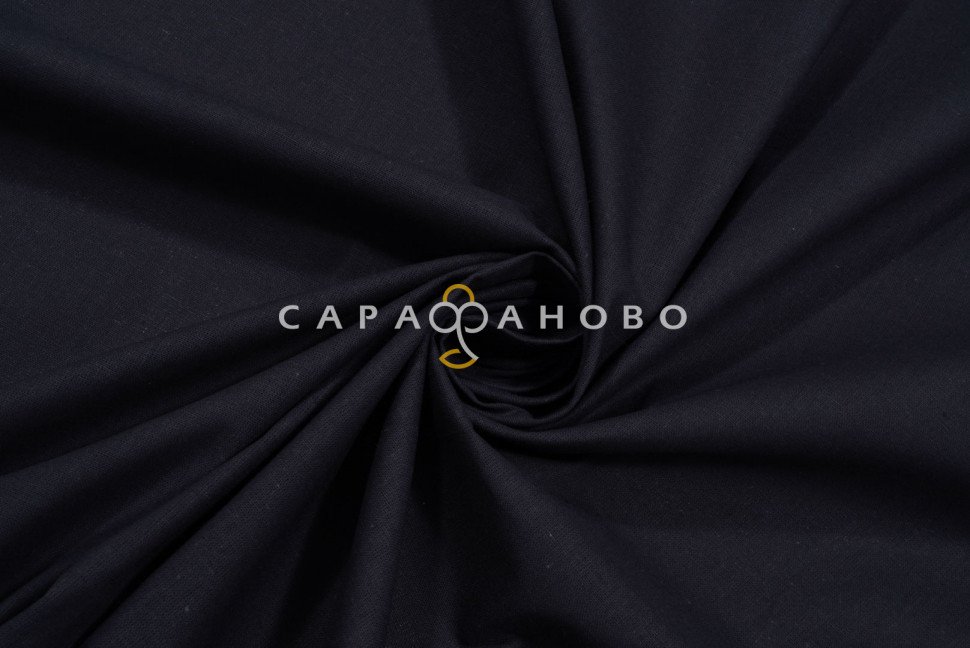 Ткань Бязь 150 см 140 гр рис. 8/3 Чёрный
