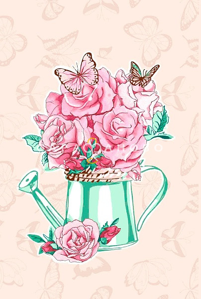 Рогожка набивная 150 см, 1080-1 Цветочный аромат (4 купона) 150 +/- 10 г/м2