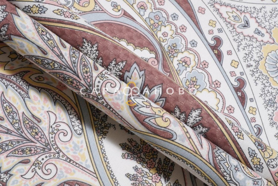 Ткань Поплин 220 см рис. 856-1 Аристократ (основа)