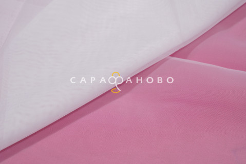 Ткань Вуаль однотонная 300 см диз Белый 01/300 V