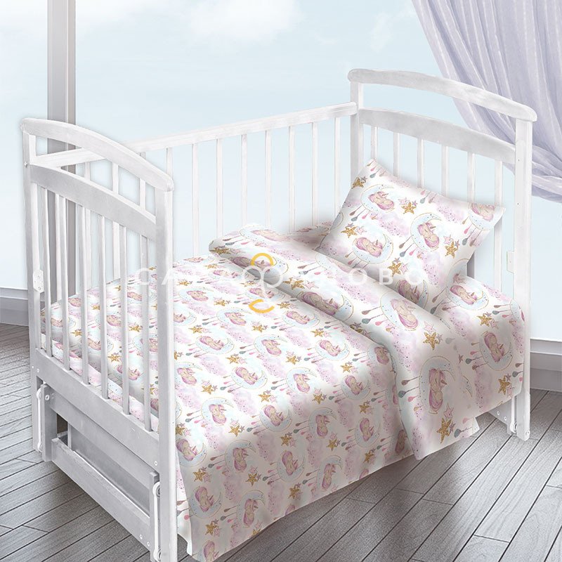 Ткань Перкаль 150 см Unicorns Модель 2 рис 13248 вид 1