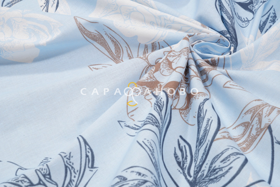 Ткань Бязь 150 см 140 гр рис 189 Симфония вид 4
