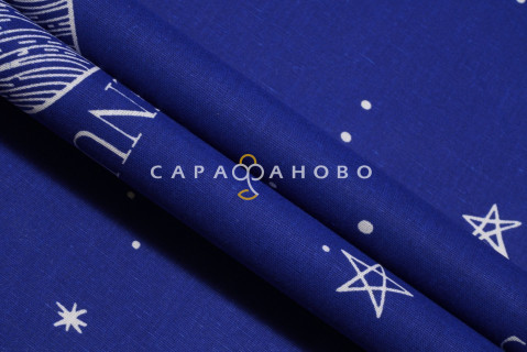 Ткань Бязь 220 см рис. 20474-1 Гравитация (основа)