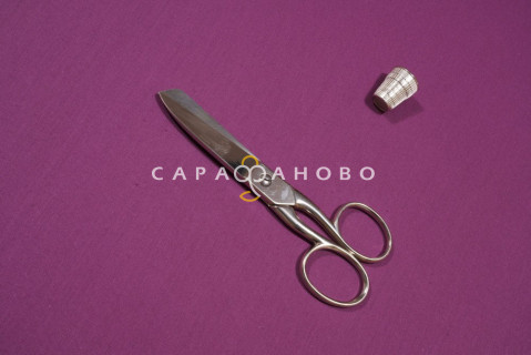 Ткань Сатин 220 см рис. 35001 Баклажан