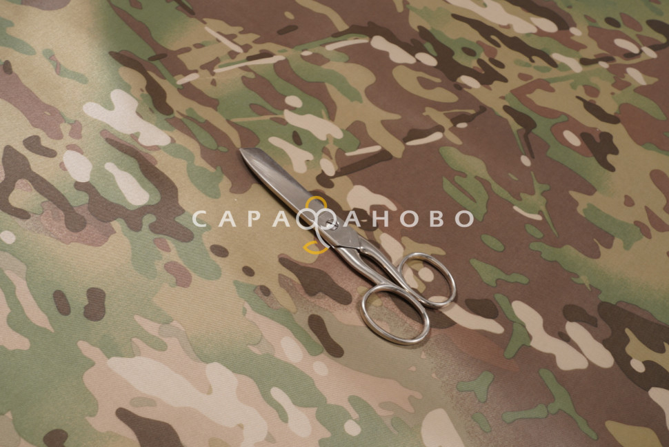 Ткань Оксфорд 200 КМФ PU1000 150 см мультикам 91