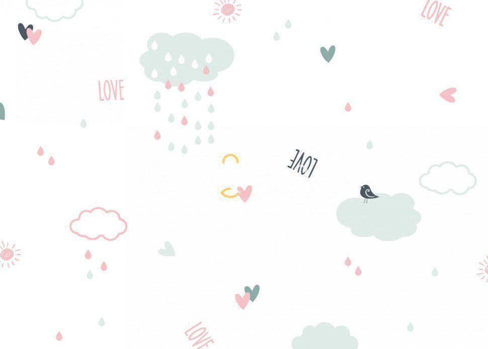 Ткань поплин 150 См. детский Бублик (3046-2) Компаньон