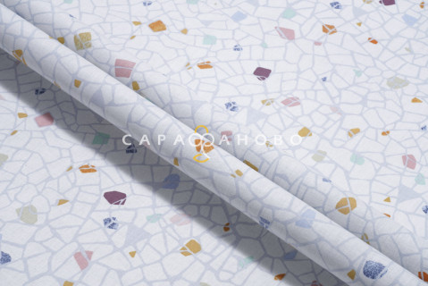 Ткань Перкаль 220 см "ЭЛИТ" рис 661171 Стоун (основа)