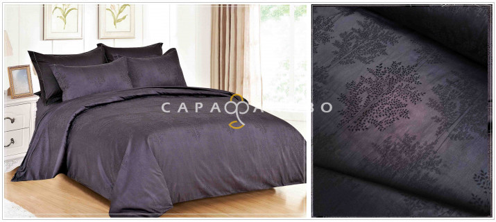 Ткань Сатин жаккард 100% хлопок 245 см рис TM 1902 А+В