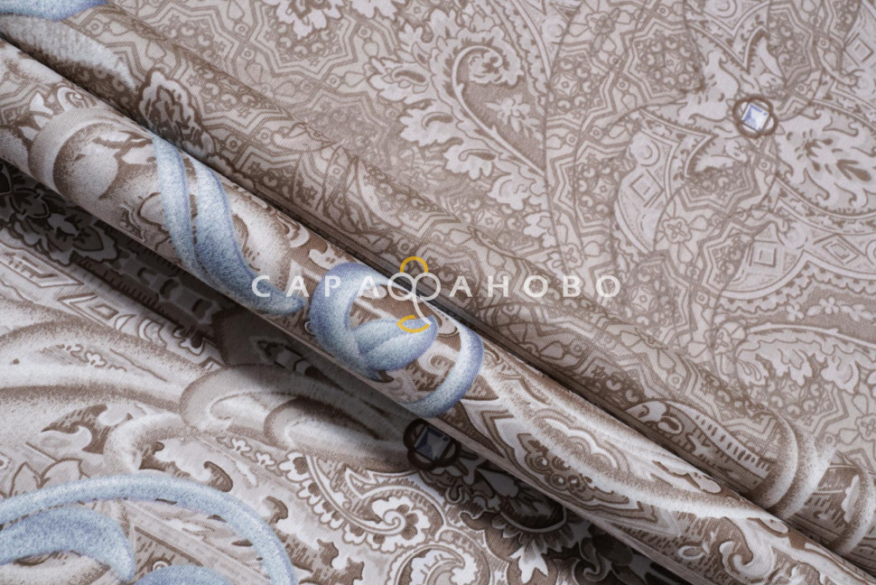 Ткань Сатин 220 см рис. 209774 Адажио (основа)